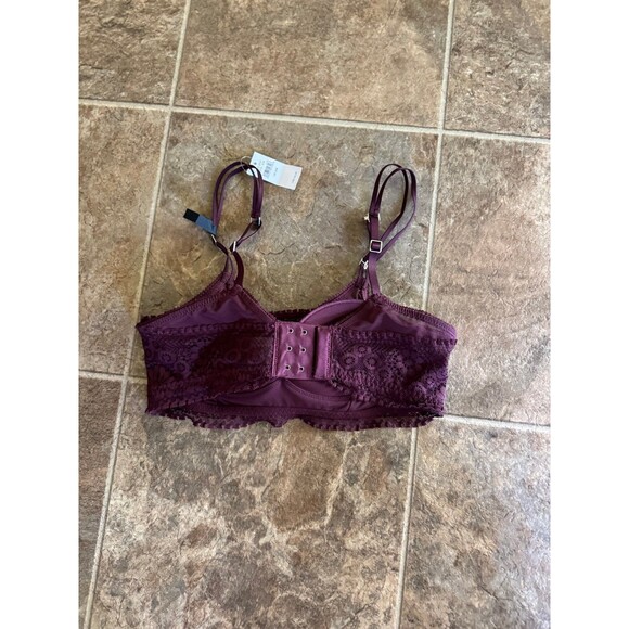 Aerie Real Power Wireless Push Up Joy Convertible Lace Bra Size 32B - Picture 5 of 8